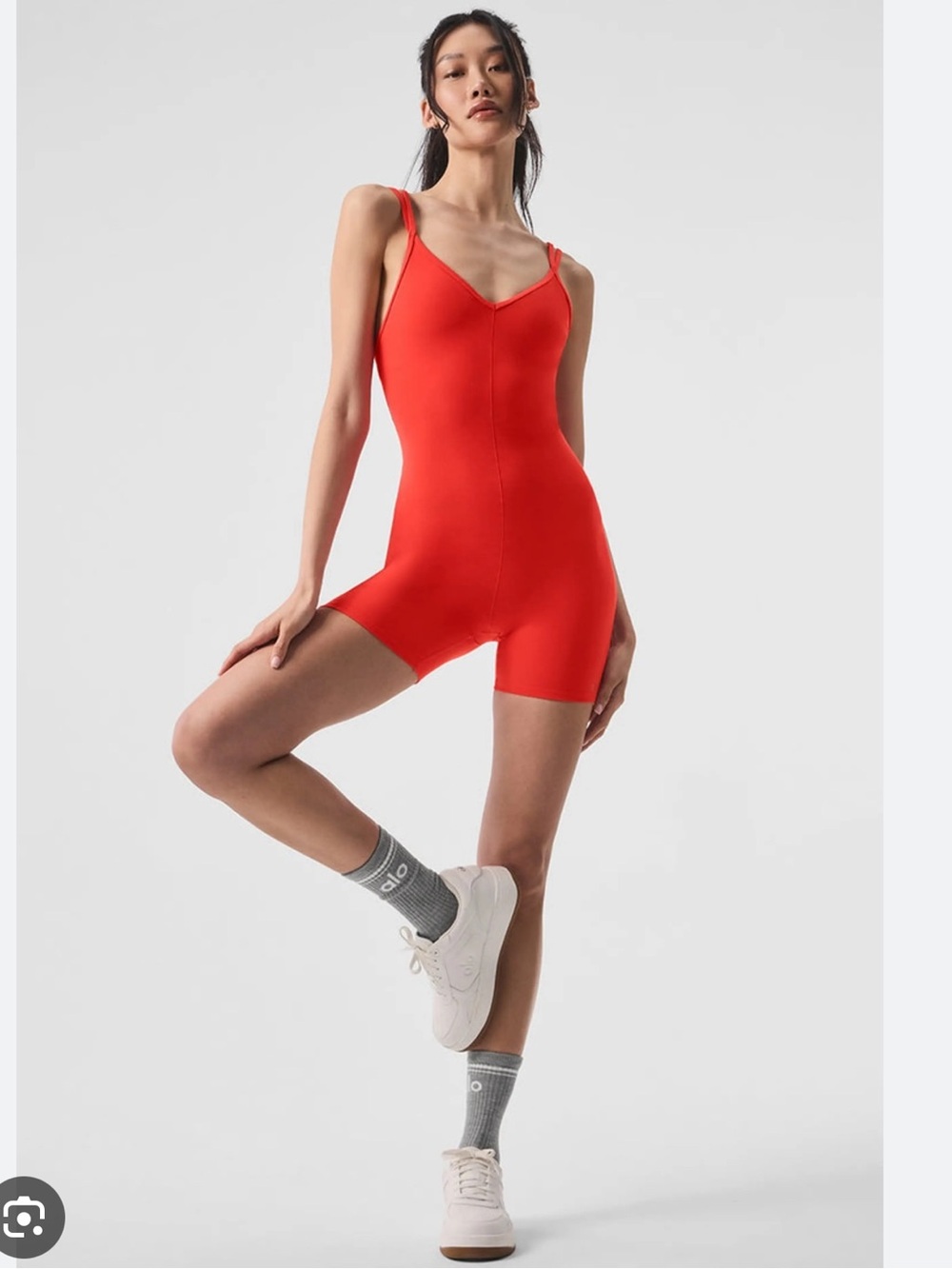 Alo like new shorts onsie, workout wear